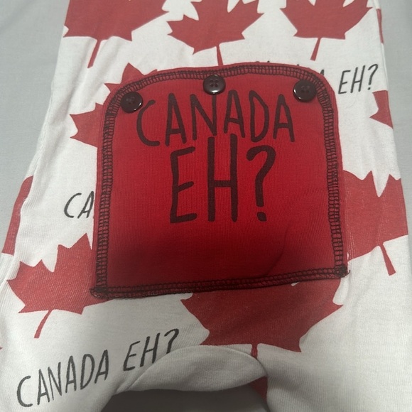 Lazy One - Canada Eh - One piece snug fitting Pajamas - Size 18 months - Picture 4 of 5
